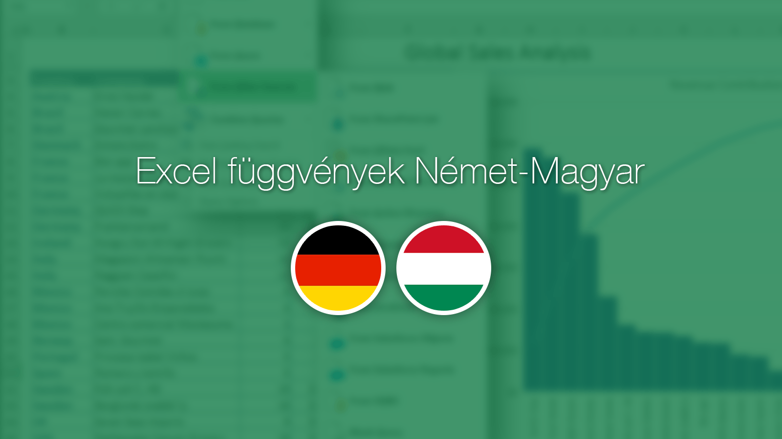 Excel fuggvenyek Nemet-Magyar