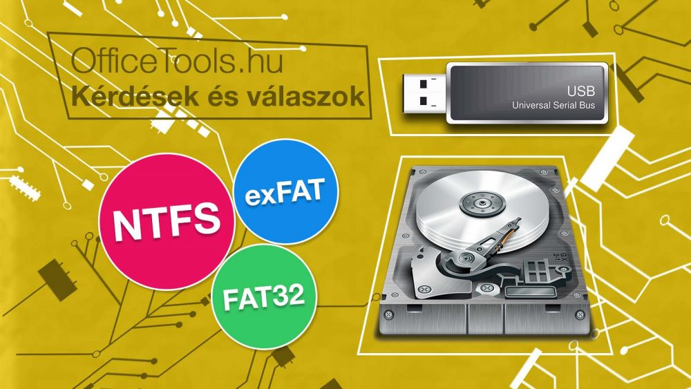 Mi a különbség az NTFS, FAT32 és exFAT formázás között